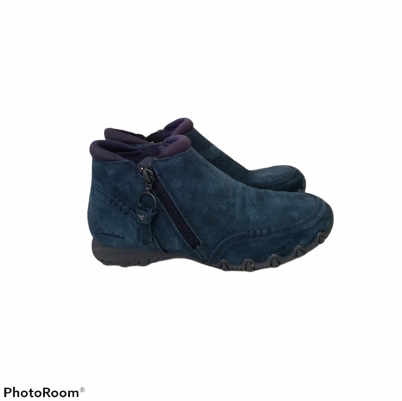 Skechers Relaxed Fit Suede Ankle Boots - Picture 4 of 8